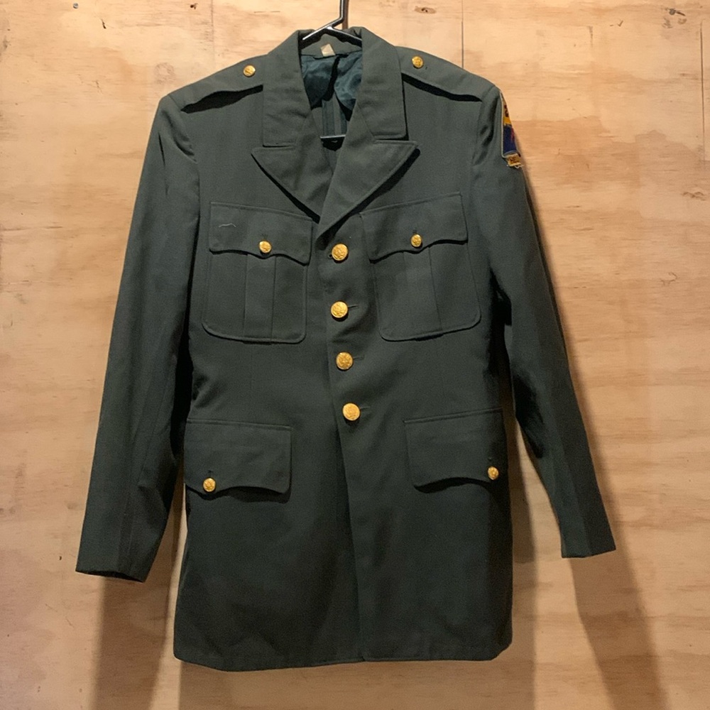 Vintage 1955 Army Jacket With Patch